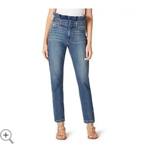 SAM Edelman Dani Paper bag Waist Jeans With Matching Belt - Size 10/30, NWT